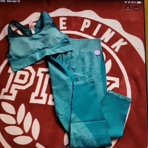 VS PINK SEAMLESS TIGHT SET